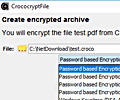 CrococryptFile screenshot