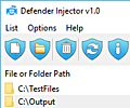 Defender Injector screenshot