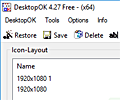DesktopOK screenshot
