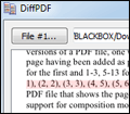 DiffPDF screenshot