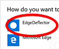 EdgeDeflector screenshot