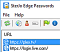 SterJo Edge Passwords screenshot