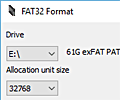Fat32 Format screenshot