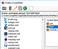 Firefox CookieMan screenshot
