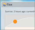 F.lux screenshot