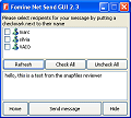 Fomine Net Send GUI screenshot