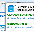 Ghostery for IE screenshot