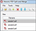 Hexonic PDF Split and Merge screenshot