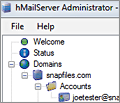 hMailServer screenshot