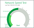 Microsoft Network Speed Test screenshot
