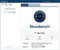 Novabench screenshot