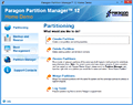 Paragon Partition Manager screenshot