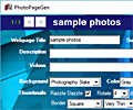 PhotoPageGen screenshot