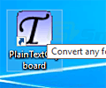 Plain Text Clipboard screenshot