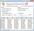 Password Generator XP screenshot