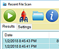 Recent File Scan screenshot