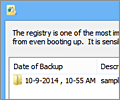RegBak screenshot