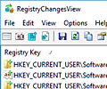 RegistryChangesView screenshot