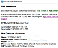 Intel-SA-00086 Detection Tool screenshot