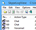 SkypeLogView screenshot