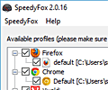 SpeedyFox screenshot