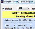 System Stability Tester screenshot