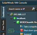 SolarWinds Free VM Console screenshot