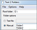 Text 2 Folders screenshot