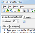 Text Formatter Plus screenshot