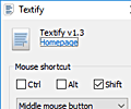 Textify screenshot