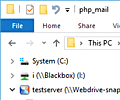 WebDrive screenshot