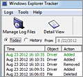 Windows Explorer Tracker screenshot