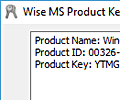 Wise Windows Key Finder screenshot