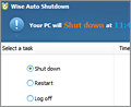 Wise Auto Shutdown screenshot
