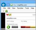 WOT for Internet Explorer screenshot