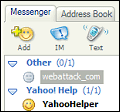 Yahoo! Messenger screenshot