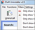 ZSoft Uninstaller screenshot