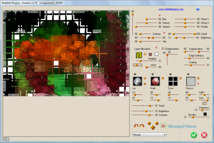 screen capture of Umatrix 3D Plug-in