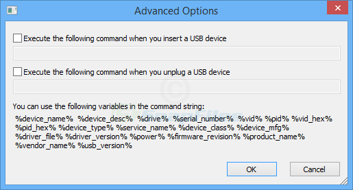 screenshot of USBDeview
