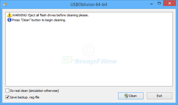 screenshot of USBOblivion