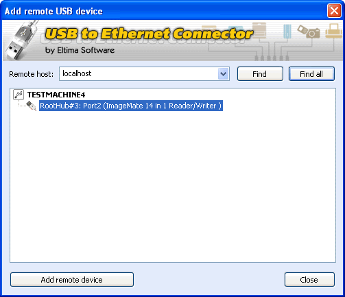 screenshot of USB Network Gate