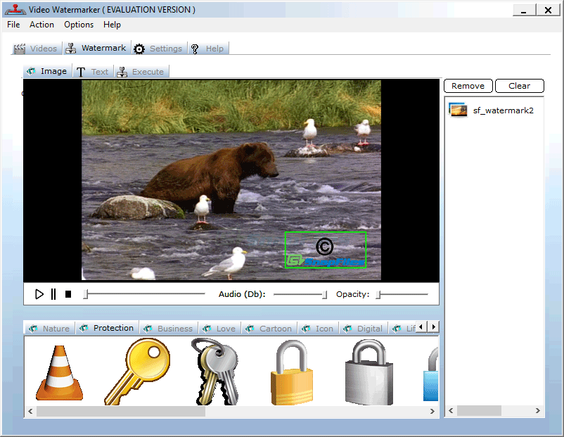 screenshot of Video Watermarker