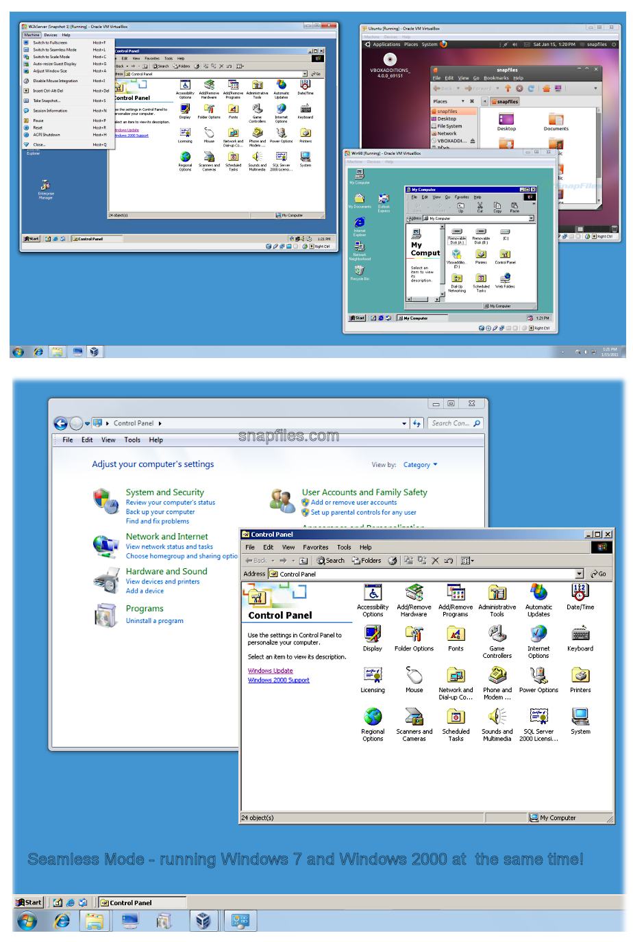 screenshot of VirtualBox