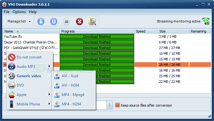 screenshot of VSO Downloader